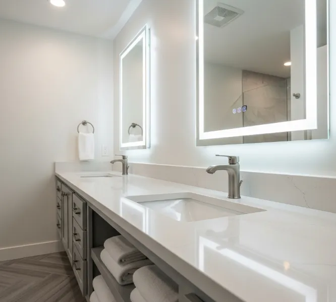 Before: Contemporary Bathroom Updates